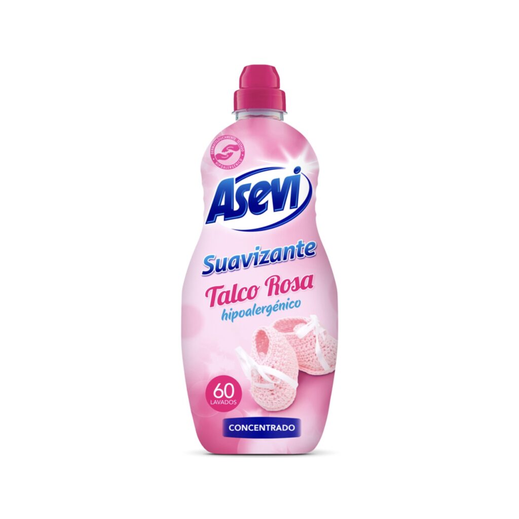 Asevi Talco Rosa Fabric Softener 1 5L 60 Wash Spanish Cleaning asevi-talco-rosa-fabric-softener-1-5l-60-wash-spanish-cleaning