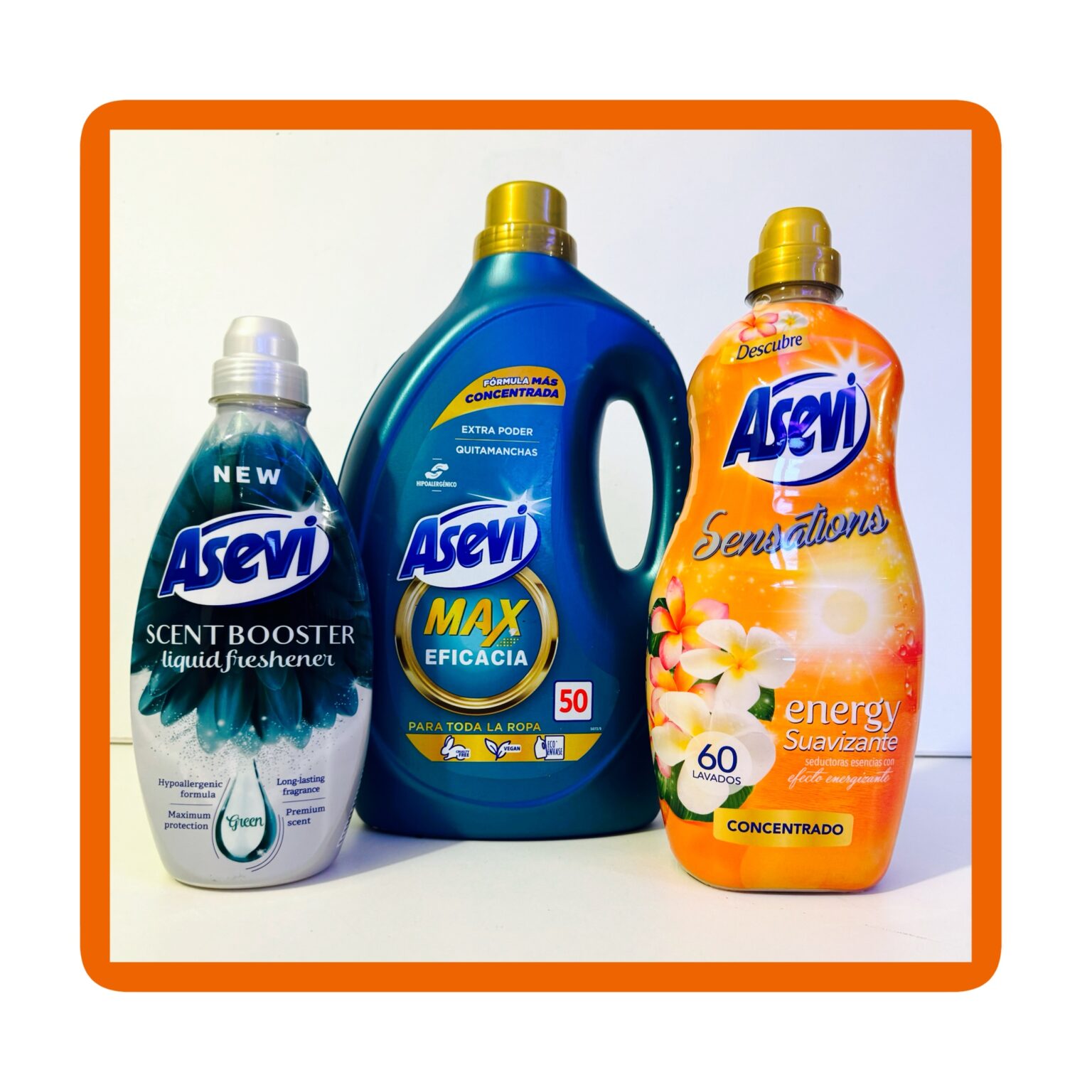 Asevi Energy Laundry Set Spanish Cleaning Products UK